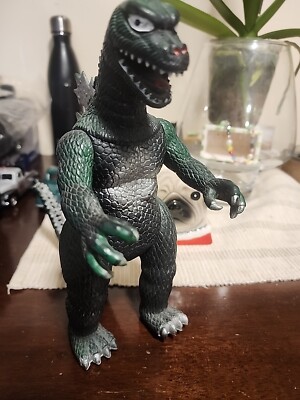 Vintage Godzilla Figure Made In China Monster Toy READ-image