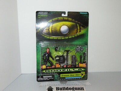 New 1998 Godzilla Grapple Gear Nick Complete Action Figure Toy Trendmasters-image
