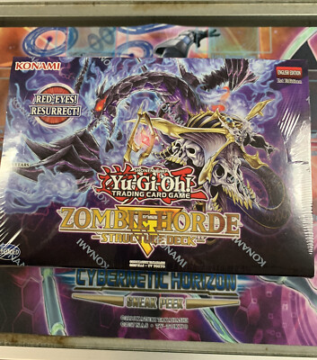 Sealed yugioh zombie horde Structure Deck display-image