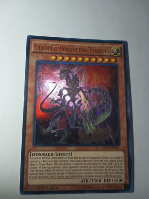 Ultimate Conductor Tyranno SR04-EN001 Structure Deck: Dinosmasher's Fury 1st...-image