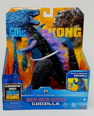 Playmates Godzilla vs Kong - Hong Kong Battle Godzilla Action Figure Monster NEW-image