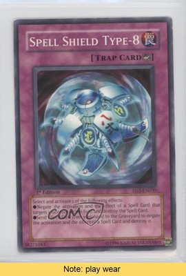 Spell Shield Type-8 1st Ed. YuGiOh Blaze of Destruction Structure Deck READ 2u3-image