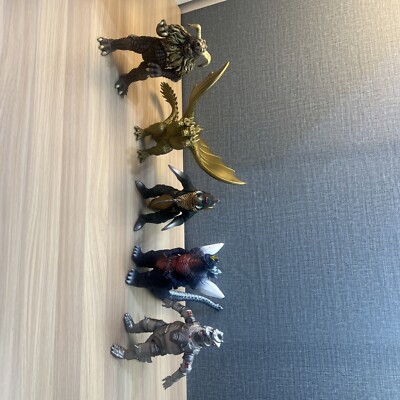 godzilla 5 Figure Lot Mechagodzilla King Shisa King Ghidora Space Godzilla Gigan-image