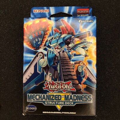 Yugioh TCG English 1st Edition Mechanized Madness Structure Deck-image