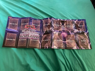1996 Yu-Gi-Oh! TCG The Dark Emperor Structure Deck Paper Playmat YuGiOh Play Mat-image