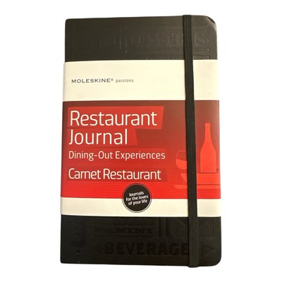 New Moleskine Passions Restaurant Journal Dining-Out Experiences Diary Black-image