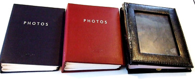 Lot of 3 Mini Photo Albums for 4