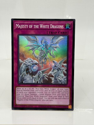 YuGiOh Majesty of the White Dragons SDWD-EN027 Super Rare 1st Edition-image