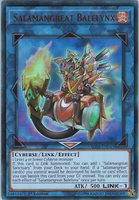 Salamangreat Balelynx NM (#3) SDSB 1st Structure Deck: Soulburner Yugioh-image