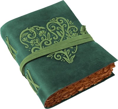 Leather Journal for Women - Vintage Leather Bound Journal - Antique Paper - Beau-image