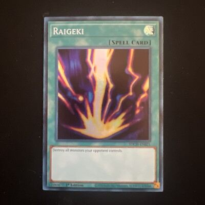 Raigeki SDCH-EN021 Structure Deck: Spirit Charmers 1st Edition-image