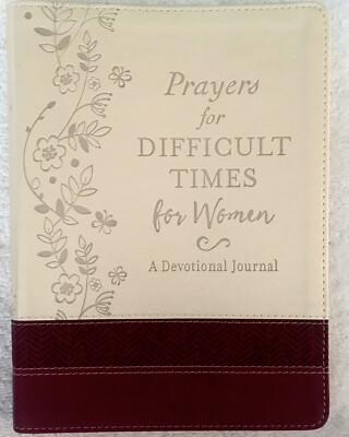 Prayers for Difficult Times for Women A Devotional Journal Gilded Bible  Barbour-image