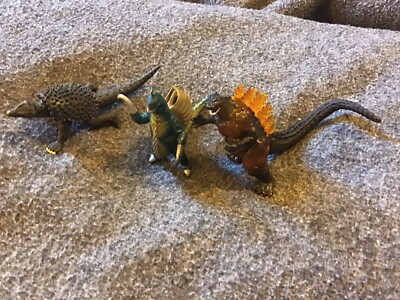 Godzilla  Anguirus  Gigan 3-4” Figure Lot-image