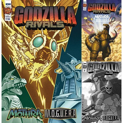 Godzilla Rivals: Mothra vs Moguera (2024) 1 Variants | IDW Comics | COVER SELECT-image