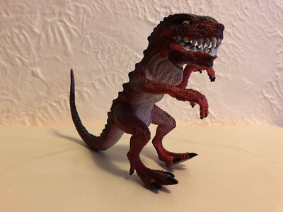 Vintage~1998 Trendmasters~Godzilla Action Figure Toy~Movable Jaws Button~Red-image