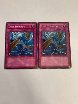 Set of 2 Dust Tornado SD2-EN024 Structure Deck: Zombie Madness 1st Edition-image