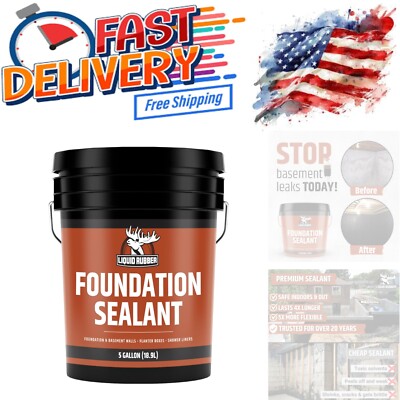 Waterproof Concrete Sealer Crack Filler Flexible Coating Indoor Outdoor 5G-image