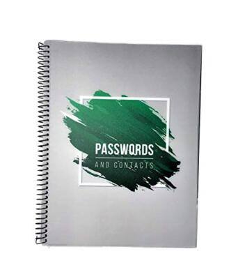 Refocus Password Book With Alphabetical Tabs 10