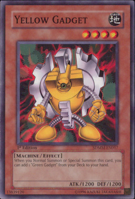 Yugioh Yellow Gadget #SDMM-EN017 Structure Deck: Machina Mayhem 1st Edition-image