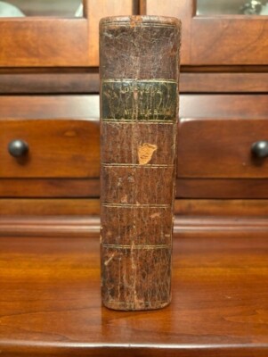 1814 History of Cosmopolite, Four Volumes of Lorenzo's Journal, Travels, Leather-image