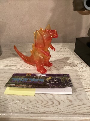 2024 CCP Middle Size Soft Vinyl Figure 16cm Space Godzilla Orange/Gold-image
