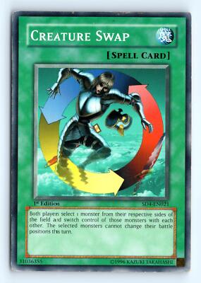 Yu-Gi-Oh Creature Swap #SD4-EN021 Structure Deck: Fury from the Deep tcg LP-image