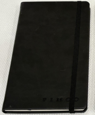 Journal Books PIMCO Lined Bound Notebook w/Page Holder & Elastic Band, 8.5x5-image