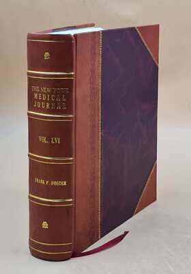 New York Medical Journal. Volume 56, (1892) 1892 [Leather Bound]-image