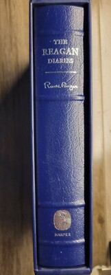 The Reagan Diaries Collectors Leather Bound Edition Slipcase-image