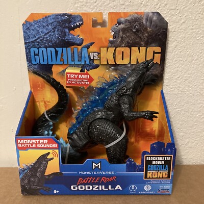 Godzilla Vs. Kong Battle Roar Godzilla Playmates Toys Figure Monsterverse NEW-image