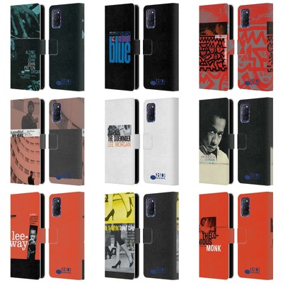 OFFICIAL BLUE NOTE RECORDS ALBUMS 2 LEATHER BOOK WALLET CASE FOR OPPO PHONES-image