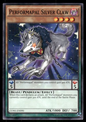 Structure Deck: Master of Pendulum #SDMP-EN010 Performapal Silver Claw-image