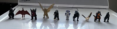 Set of 10 Godzilla  Toys Movable Joint Birthday Kids 2019 Action Figures-image