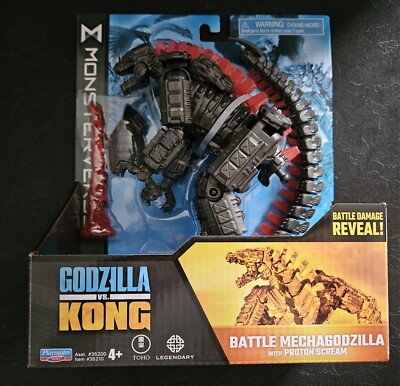 Godzilla vs Kong Battle Mechagodzilla with Proton Scream Damage Reveal 6