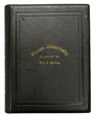 Class Photograph Album / Yearbook / BROWN UNIVERSITY Class of '81 Cover 1st 1881-image