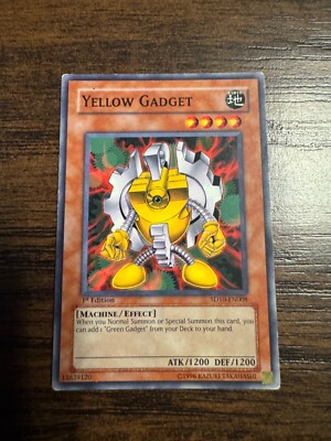 Yellow Gadget SD10-EN008 Structure Deck: Machine Re-Volt 1st Edition-image