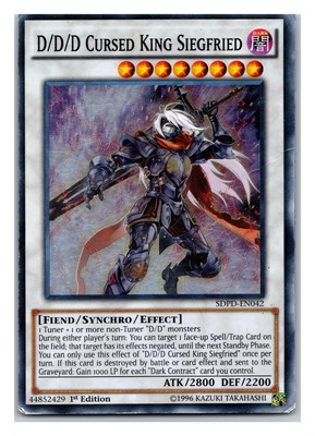 Pendulum Domination #SDPD-EN042 D/D/D Cursed King Siegfried - 1st Ed.-image