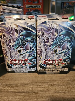 YuGiOh Saga of Blue-Eyes White Dragon Structure Deck Unlimited Ed. NEW x2-image