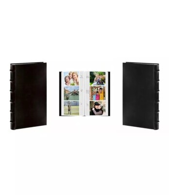 Pioneer Photo Albums Bonded Leather Cover 600 Photos 2 Packs Black-image