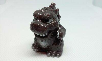 SD Godzilla 1974 Figure from Great Illustrated Collection 3 Set Godzilla Bandai -image