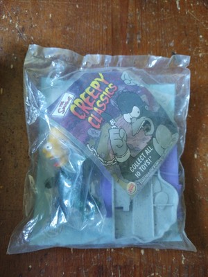 2002 BURGER KING SIMPSONS CREEPY CLASSICS GODZILLA BART SEALED FIGURE-image