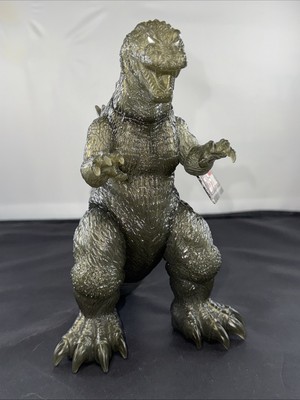 2002 BANDAI 8.5” GODZILLA 2001 WITH TAG Clear Black GMK Theater EXCLUSIVE-image