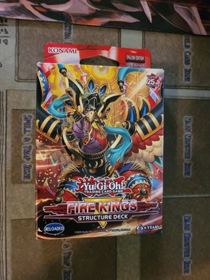 YUGIOH FIRE KINGS STRUCTURE DECK RELOADED SEALED 1ST EDITION -image