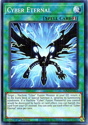 Cyber Eternal SDCS-EN022 Yu-Gi-Oh! Card Near Mint 1st Edition-image