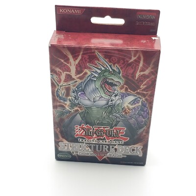 2006 Yugioh Dinosaur's Rage Structure Deck 1st Edition Open Box-image
