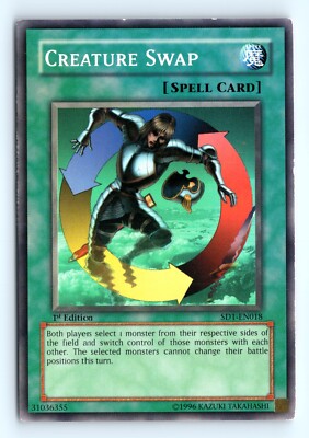 Yu-Gi-Uh Creature Swap #SD1-EN018 Structure Deck: Dragon's Roar tcg LP-image