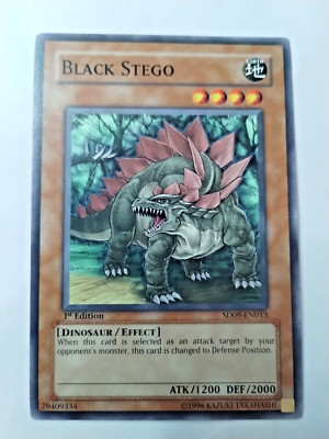 Yu-Gi-Oh Black Stego Structure Deck SD09-EN013 1st Edition Com. - Uncirculated-image