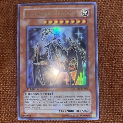 Yu-Gi-Oh! TCG Felgrand Dragon Structure Deck SDRL-EN001 1st Edition Ultra Rare-image