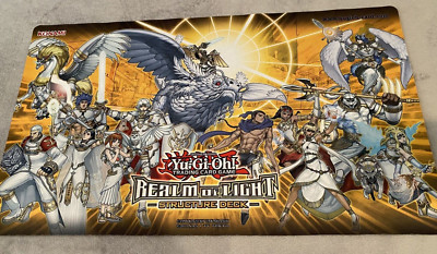 YuGiOh Lightsworn Realm of the Light Structure Deck Playmat Official TCG English-image