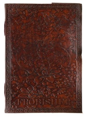 Floral Leather Journal Large (Leather Bound)-image